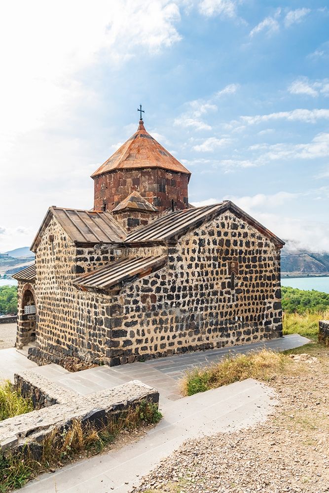 Armenia-Sevan The church of Surp Astvatsatsin at the Sevanavank Monastery complex on Lake Sevan